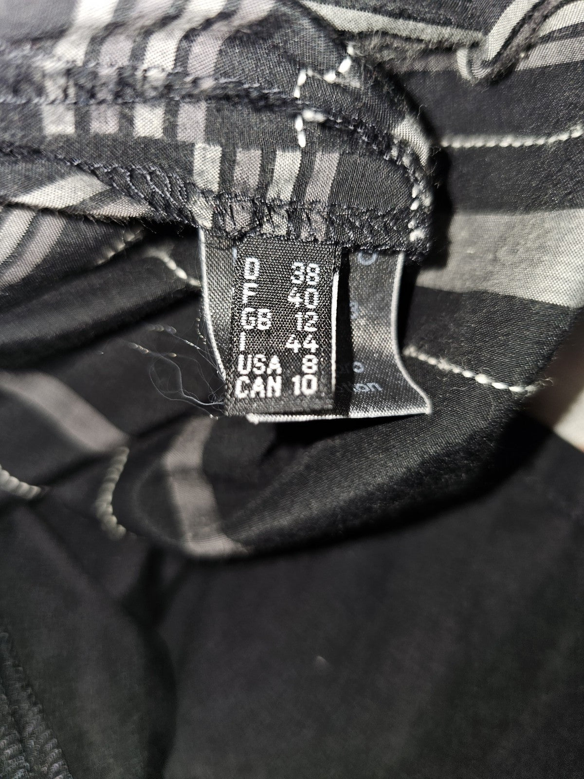 EK7508 Damen Rock von Ischiko, schwarz- grau, Gr.386
