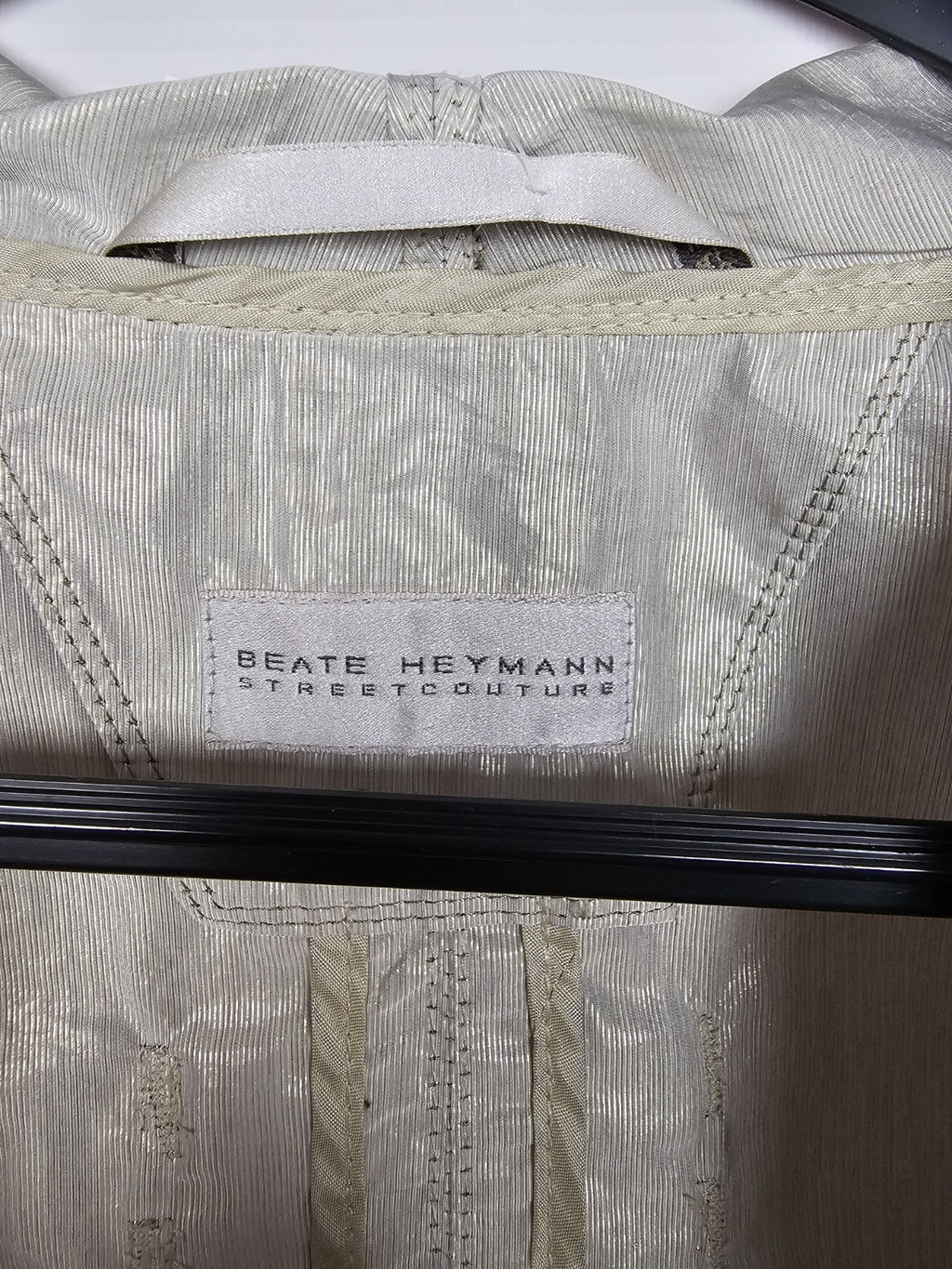 EK7214 Damen Blazer von Beate Heymann Streetcouture,  Beige, Gr.382