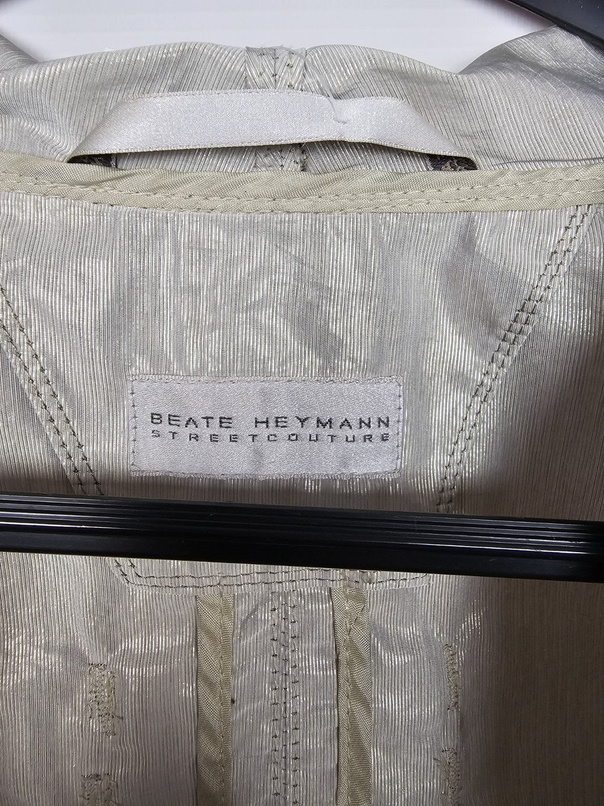 EK7214 Damen Blazer von Beate Heymann Streetcouture,  Beige, Gr.382