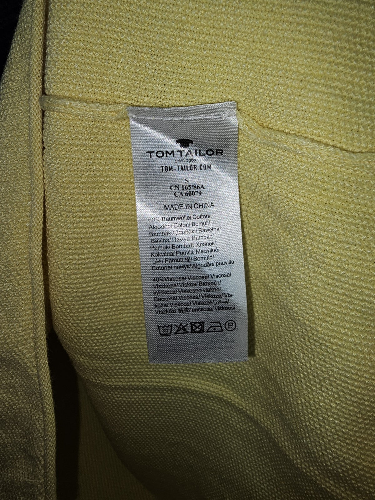 EK7455 Damen Pullover von Tom Tailor, gelb, Gr.S2