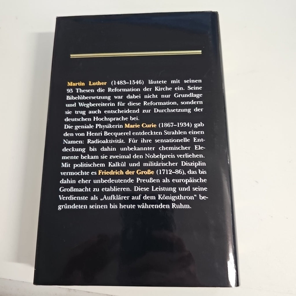 EB2509 Menschen Die Die Welt Bewegten, Luther, Marie Curie, Friedrich der Große1