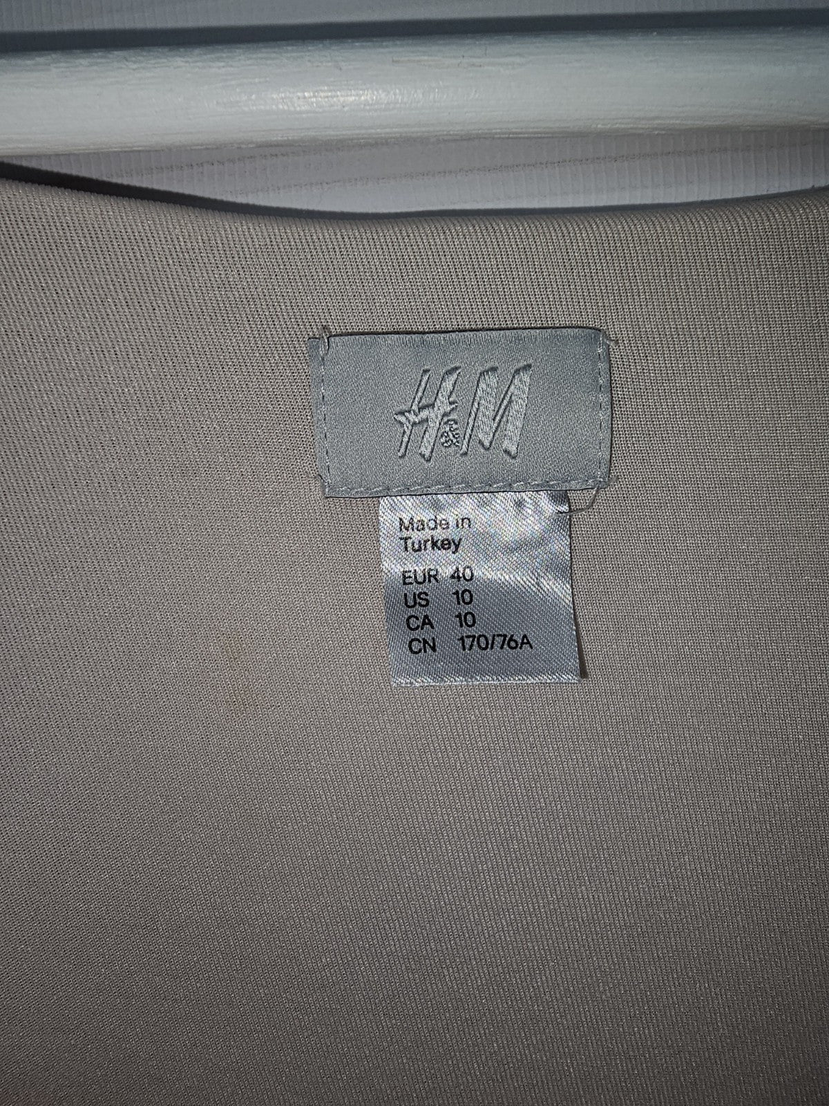 EK7323 Damen Kleid von H&M, beige, Gr.402
