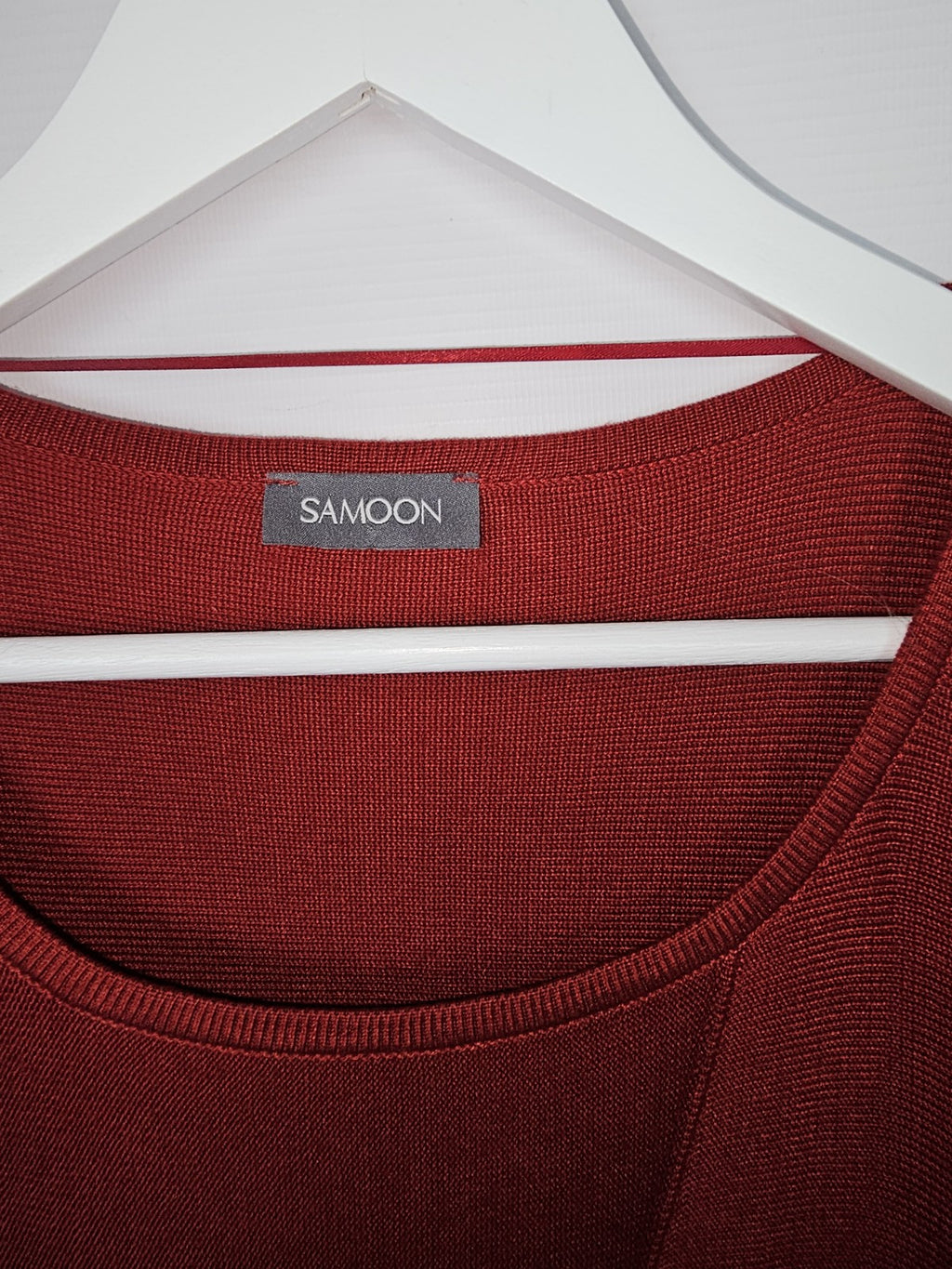 EK7199 Damen Sweatshirt von Samoon, Rot, Gr.462