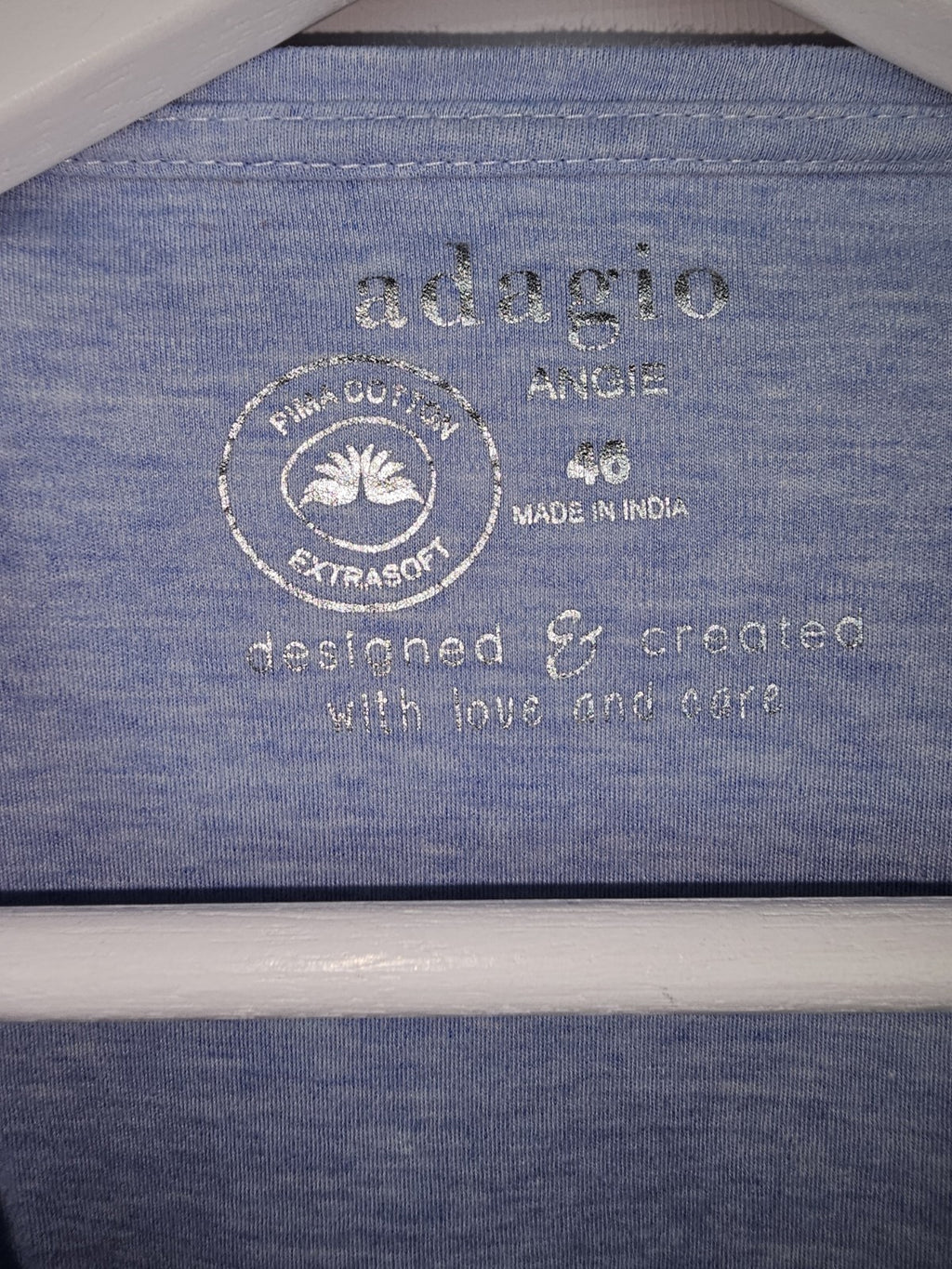EK7611 Damen T-Shirt von Adagio, blau, Gr.462