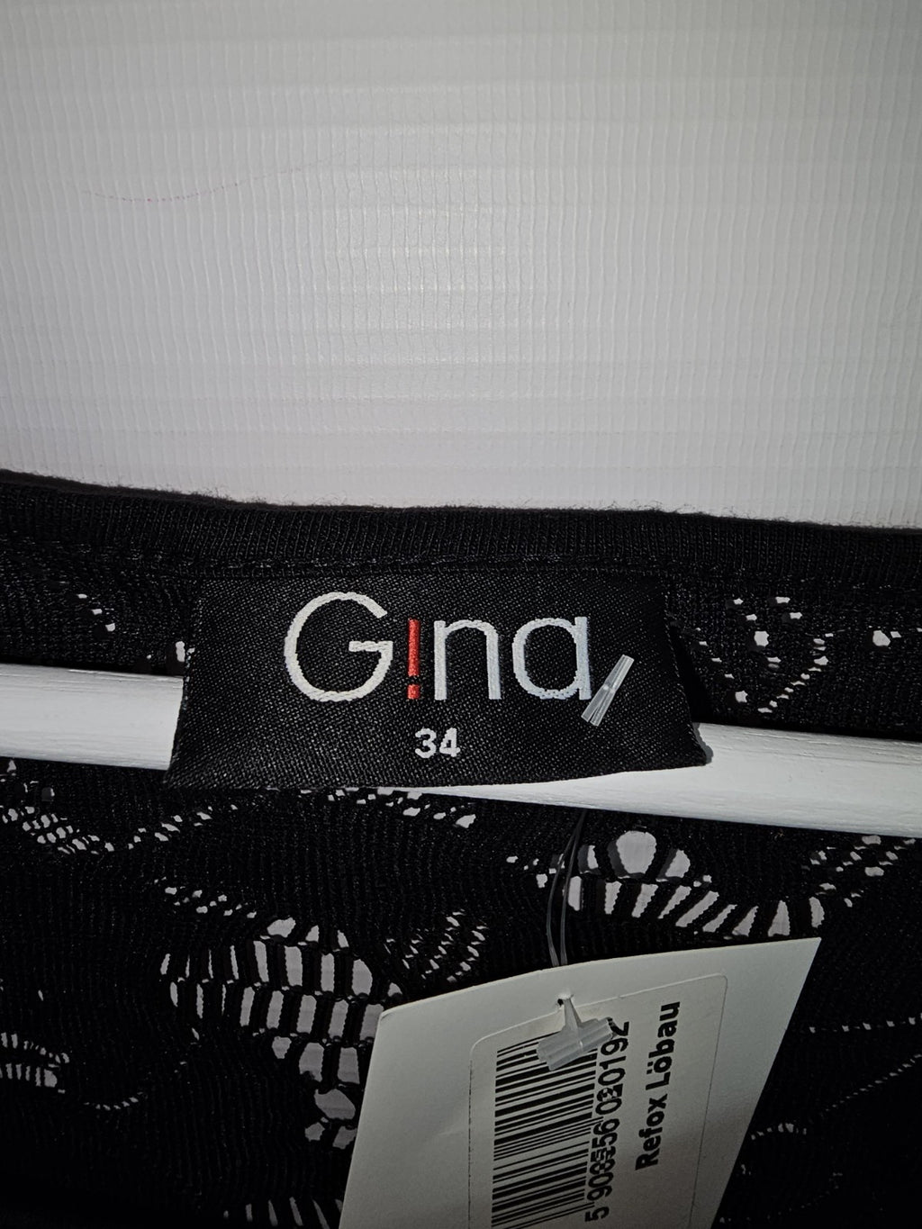EK7354 Damen Bluse von Gina, Schwarz, Gr.343