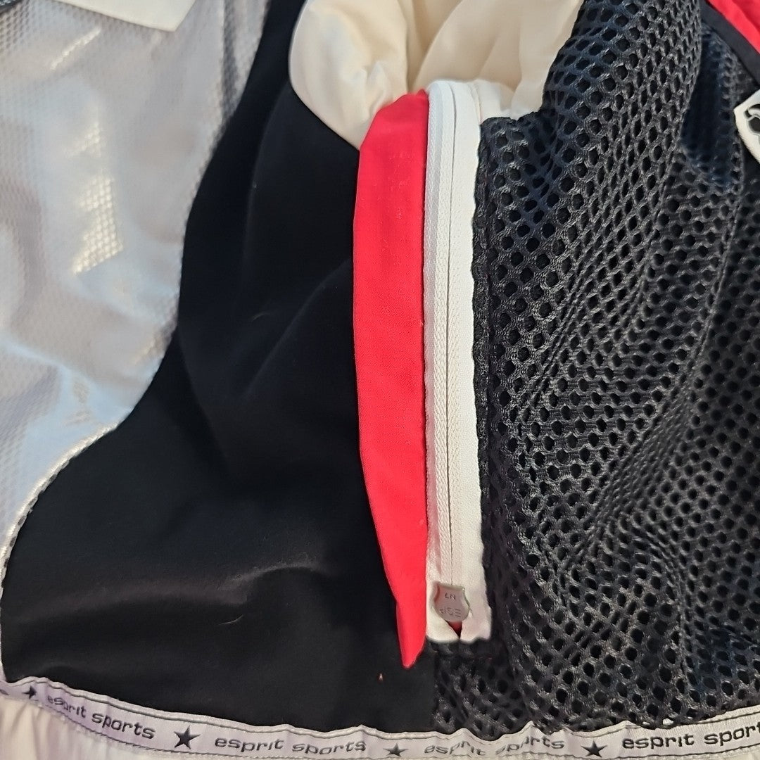 EK7587 Damen Jacke von Esprit Sports, rot-weiß, Gr.387