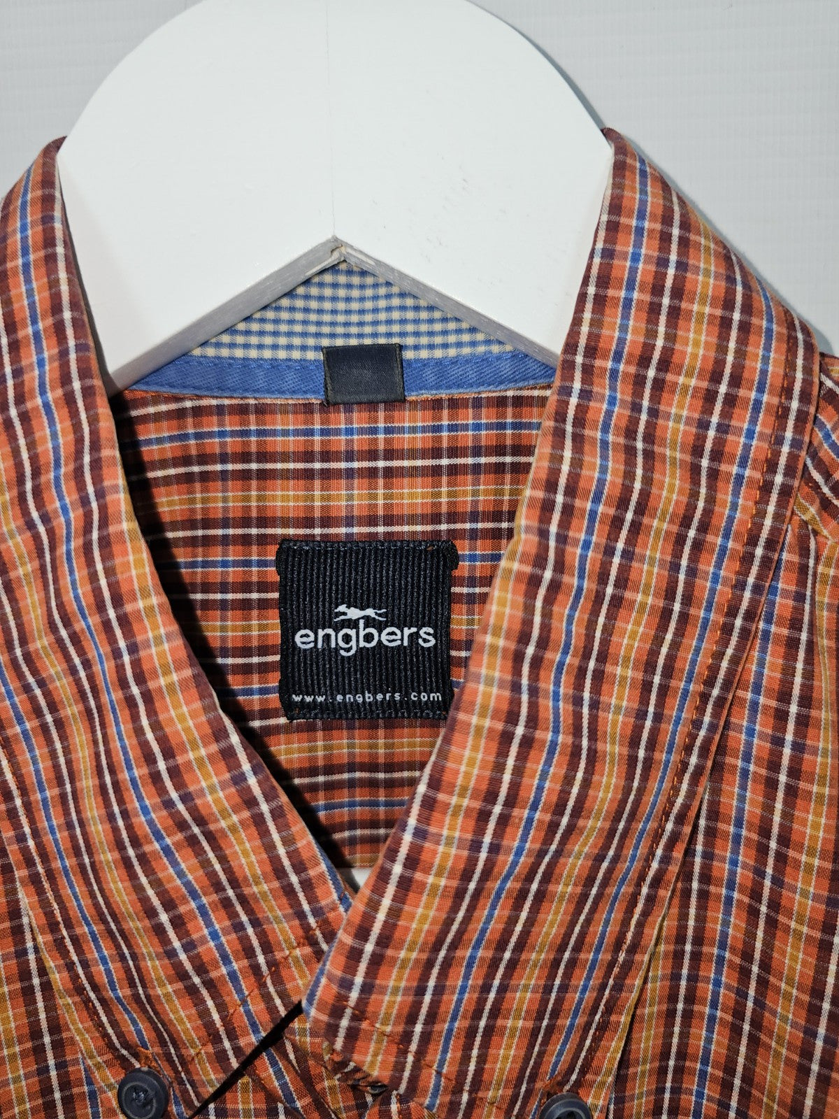 EK6998 Herren Hemd von engbers, Orange,  Gr.M2