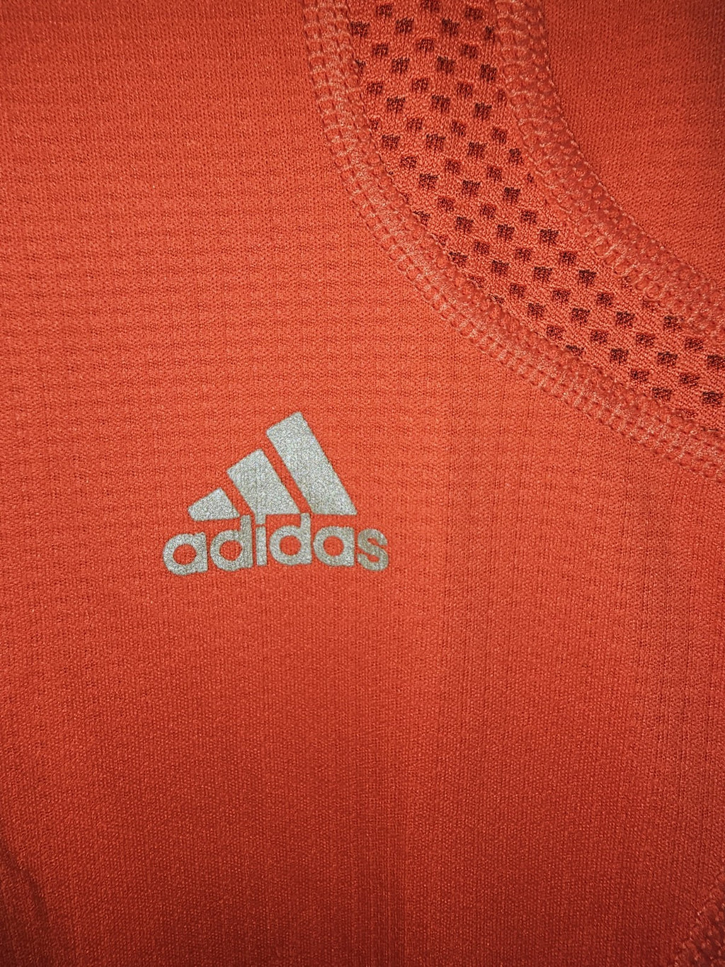 EK7434 Damen Langarmshirt von Adidas, orange, Gr.M2